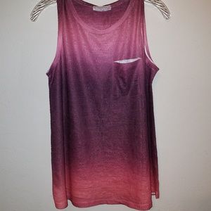 Hombre pink/purple summer stylish tank